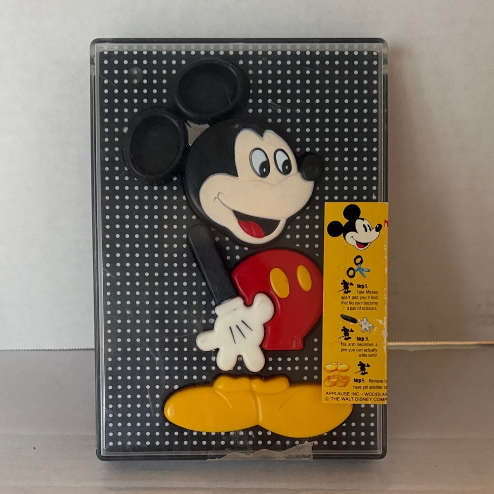 Mickey Mouse Vintage 1980’s Two in One puzzle and Desk Tools